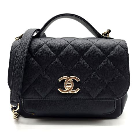 chanel small business affinity flap bag with top handle|Chanel crossbody bag black.